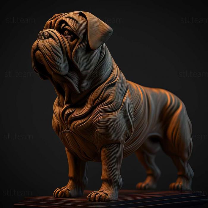 Animals Bullmastiff dog